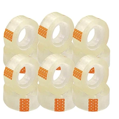 Abbildung von various Celo Klebeband, transparent, extra stark, 12 Rollen, 18 mm x 35 m, für den allgemeinen Gebrauch Schule, Zuhause und Büro