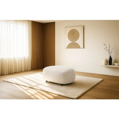 Abbildung von andas Polsterhocker &quot;Ostrup&quot;, schlichtes modernes Design, in verschiedenen Farben