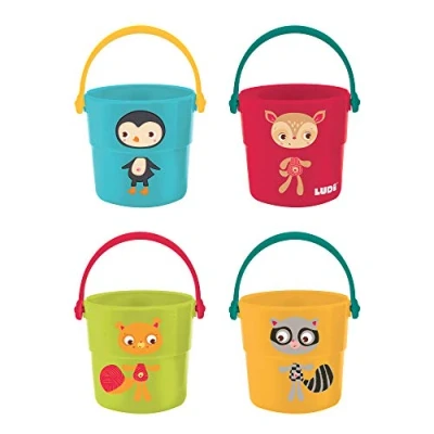 Abbildung von LUDI 40057 Cubos animalitos Badespielzeug, S