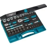 Abbildung von Steckschlüssel Satz, 1/4&quot; und 3/8&quot;, 46 teilig, Werkzeug Set