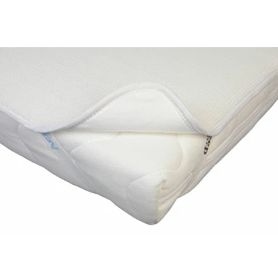 Abbildung von AeroSleep SafeSleep 3D Matratzenschoner Matratzenschutz für Kinder und Baby Matratzen Wiege 74 x 58 cm Freie Atmung Wärmeregulierung Antiallergen Weiß