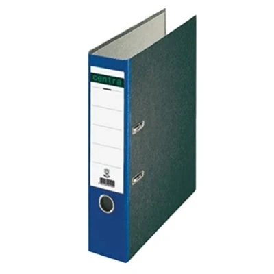 Abbildung von Centra 220122 Standard Ordner (grauappe RC, mit Wolkenmarmor Papier Kaschierung, A4, 8 cm Rückenbreite) blau