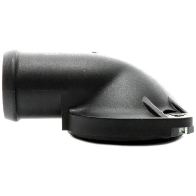 Abbildung von METZGER 4010079 Flansch Motorblock, Thermostat, Vorderachse links ohne Dichtung Thermostat VOLKSWAGEN: Transporter 4 Pritsche / Fahrgestell