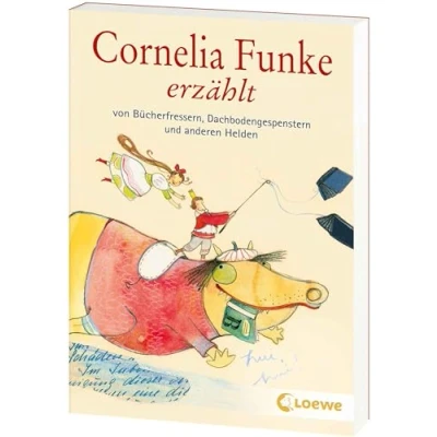 Abbildung von Cornelia Funke erzählt von Bücherfressern, Dachbodengespenstern und anderen Helden: Wundervolles Vorlesebuch für Kinder ab 7 Jahre