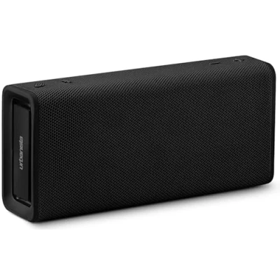 Abbildung von Urbanista Brisbane Plus Bluetooth 5.3 Lautsprecher, tragbarer kabelloser Lautsprecher mit Systemkopplung für Stereowiedergabe, 60 Std. Spielzeit, IPX5 wasserfest, USB C Aufladung, Mitternachtsschwarz