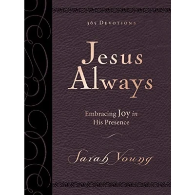 Abbildung von Jesus Always, Large Text Leathersoft, with Full Scriptures: Embracing Joy in His Presence (a 365 Day Devotional)