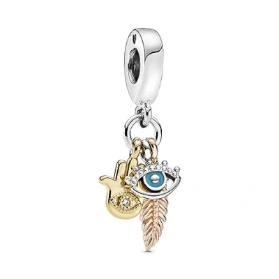 Abbildung von Pandora Charm, Damen, Größe: One Size, Sterling silver, rose gold plated, plated