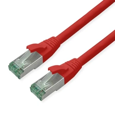 Abbildung von ROLINE RM Patchkabel Kat.6A S/FTP (PiMF), rot, 0,3 m