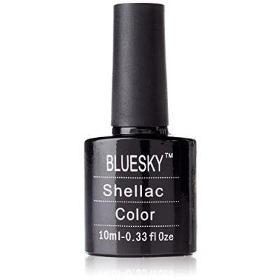 Abbildung von BLUESKY Gel Polish Nägel Gold Finger ViP Glitter Nail 10 ml