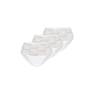 Abbildung von Teyli 3PACK Violetta Slip, Damen, Größe: Large, White