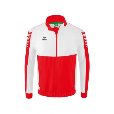 Abbildung von Erima Six Wings Präsentationsjacke rotweiss, M Herren