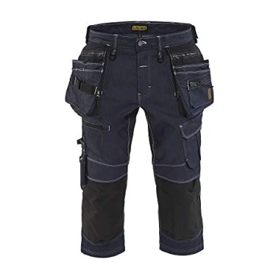 Abbildung von Blåkläder Handwerker Hosen Strech X1900, in Cordura® Denim Stretch, Marineblau/ Schwarz C56
