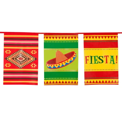 Abbildung von Wimpelkette Fiesta 10 Meter