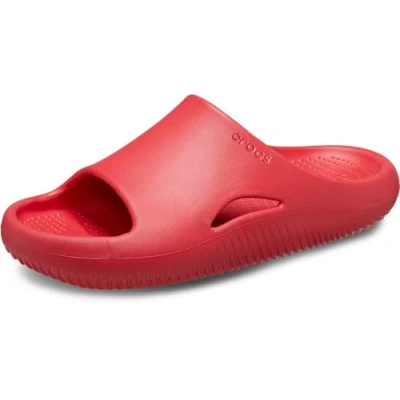 Abbildung von Crocs Unisex Mellow Slides Sandale, Varsity Red, EU 3435