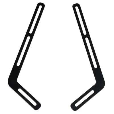 Abbildung von Hama Soundbar Halterung für Befestigung am Fernseher, TV, universal, fix Halterung, (Farbe Schwarz, ohne Bohren, Soundbars und Sonos Playbar, 20 kg)