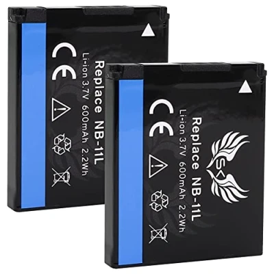 Abbildung von 2X SK Akku Ersatz für Canon NB 11L / 11LH 600mAh IXUS 133 170 175 180 185 190 275 HS 285 // PowerShot SX420 is SX430 SX432 A4050