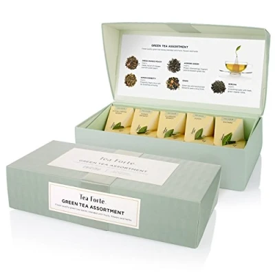Abbildung von Tea Forte Grüner Tee mit 10 Pyramiden Green Assortment box