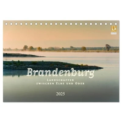 Abbildung von Brandenburg Landschaften zwischen Elbe und Oder (Tischkalender 2025 DIN A5 quer), CALVENDO Monatskalender