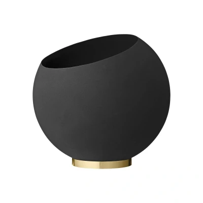 Abbildung von AYTM Blumentopf Globe, Ø 60 cm, schwarz, Aluminium, Stahl