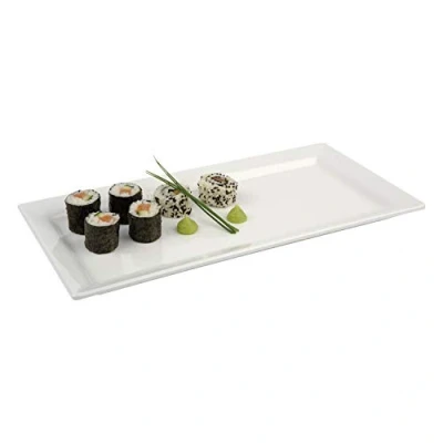 Abbildung von APS 83403 Tablett Pure, 35,5 x 18 cm, Höhe 3 Melamin, weiß