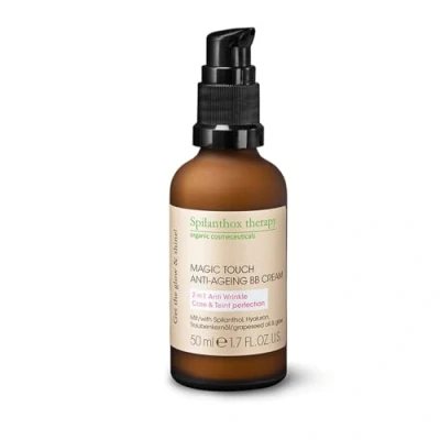 Abbildung von Spilanthox therapy Magic Touch Anti Aging BB Cream für zarte Haut &amp; strahlenden Teint Spilanthol, Hyaluronsäure Zink Gesichtscreme vegane Naturkosmetik 50ml