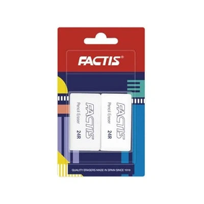 Abbildung von FACTIS Blister 2 Radiergummis 24R