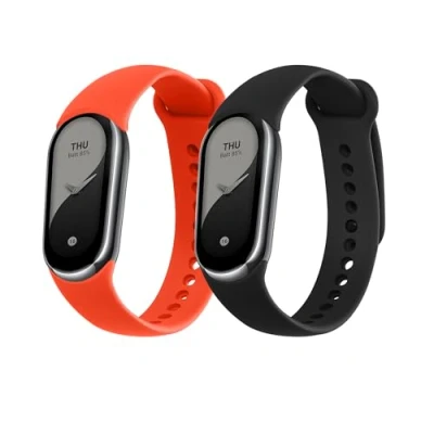 Abbildung von kwmobile Uhrenarmband 2x Sportarmband für Xiaomi Mi Band 8, Armband TPU Silikon Set Fitnesstracker