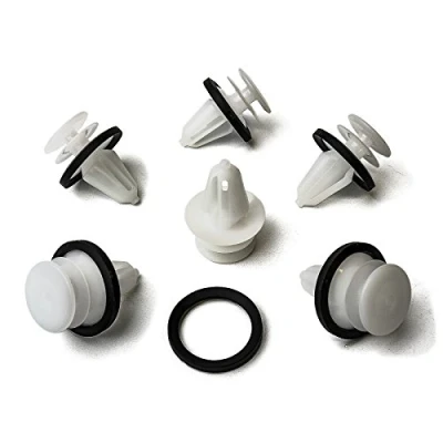 Abbildung von 10x Zierleisten Verkleidung Stoßstange Befestigung Clips mit Dichtung W713297 S300