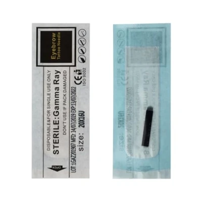 Abbildung von 50 tück Microblading Nadeln 16U Einweg Permanent Makeup Augenbraue Tattoo (16U 0.2mm)