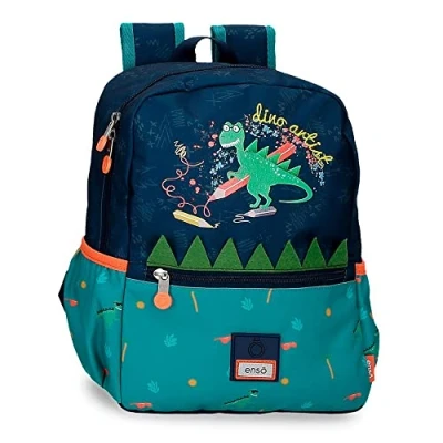 Abbildung von Enso Dino artist Multicolor Schulrucksack 25x32x12 cm Polyester 9,6L