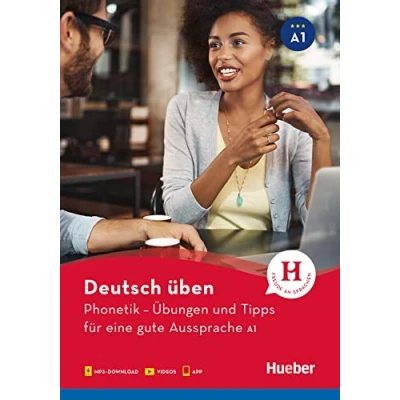 Abbildung von Phonetik Übungen und Tipps für eine gute Aussprache A1: Buch mit Audios online App Videos (Deutsch üben)