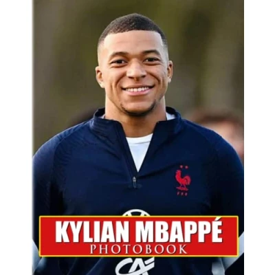 Abbildung von 𝕂𝕪𝕝𝕚𝕒𝕟 𝕄𝕓𝕒𝕡𝕡é Photobook: French Professional Footballer Picture for FanBoys, Men With 40 Illustration Pages Birthday, Any Occasion