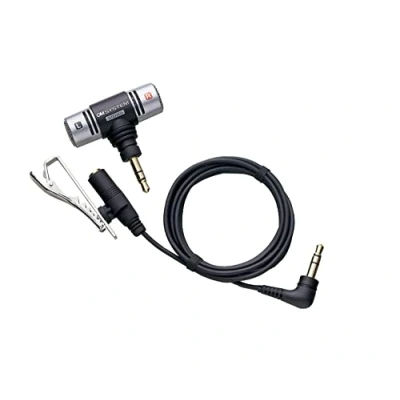 Abbildung von OM SYSTEM ME 51 S Stereo Mikrofon Digitale Voice Recorder (T Type) geeignet für WS Serie/DM Serie von Olympus hochwertige Aufnahmen, Schwarz