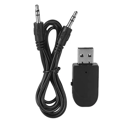 Abbildung von KIMISS Bluetooth Empfänger ， Audioempfänger Sender 2 in 1 USB Stereo Musik Wireless Adapter für Auto TV Computer
