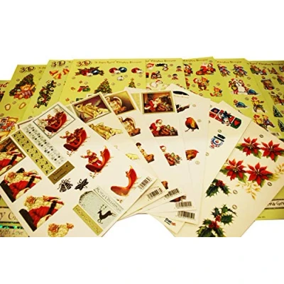 Abbildung von Craft UK 2353 Weihnachten 3D Stanzen Decoupage