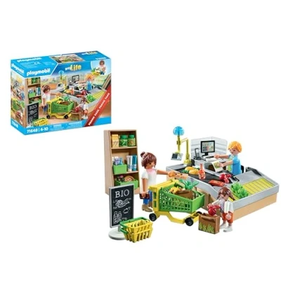 Abbildung von Playmobil® Konstruktions Spielset Bio Supermarkt (71648), My Life, (65 St), Made in Europe