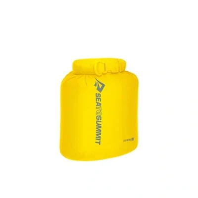 Abbildung von Sea to Summit Lightweight Dry Bag XS 45L wasserdichte Aufbewahrung Rollverschluss Recycling Gewebe Befestigung &amp; D Ring Wandern Paddelsport 17 x 13.3 21.3cm Sulphur Yellow 45g