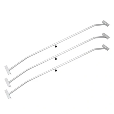 Abbildung von Anhänger Planenbügel Alu für Flachplanen PKW Verstellbar 100 145 cm (3 Stück)