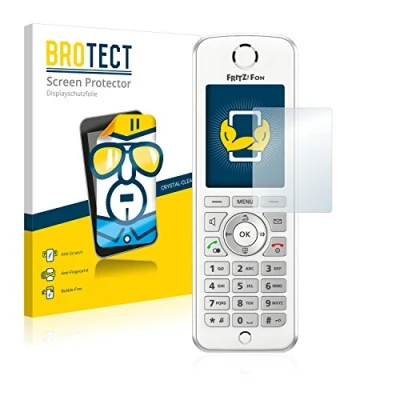 Abbildung von BROTECT (2 Stück Schutzfolie für AVM Fritz!Fon C4 Displayschutz Folie Ultra Klar
