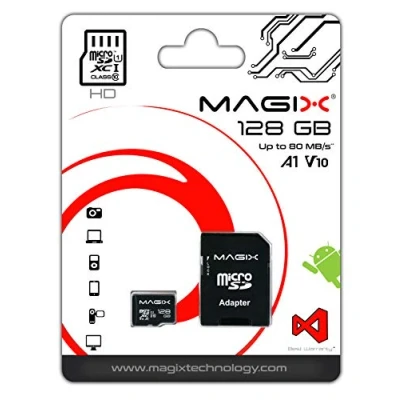Abbildung von MAGIX Micro SD Card HD Series Class10 V10 + Adapter UP to 80MB/s (128GB), HD_Variation