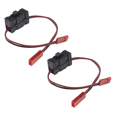 Abbildung von YINETTECH RC Empfänger Schalter 2Pcs Auto EIN/Aus Mit JST Stecker 6V Fit Für HSP 1/10 1/8 Nitro Elektrische Fernbedienung Boot Flugzeug Buggy Truck Ersatzteile