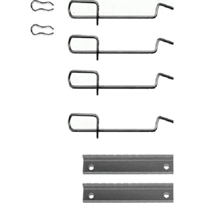 Abbildung von HELLA 8DZ 355 203 471 Zubehörsatz, Scheibenbremsbelag PEUGEOT: 106 II Schrägheck, 205 309 CITROËN: Saxo Schrägheck