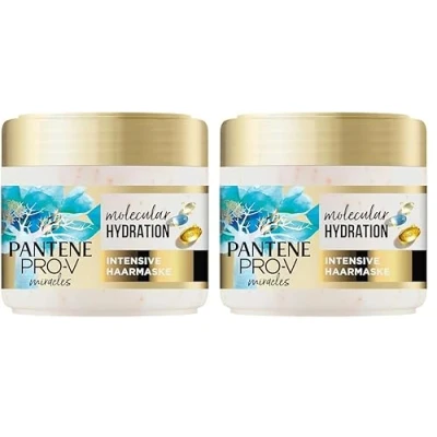 Abbildung von Pantene Pro V Deep Hydration intensive Haarmaske mit Biotin 300ml. Miracles Intensivpflege Für trockenes Haar. Weicheres Haar Bereits nach der 1. Anwendung. den Täglichen Gebrauch Geeignet