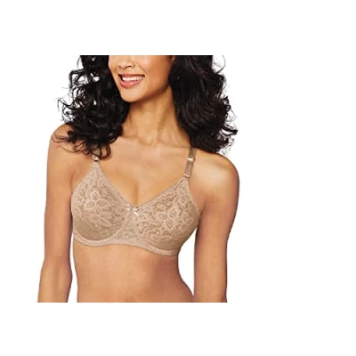 Abbildung von Bali Damen Lace And Smooth Underwire Bras, Nude, 80E