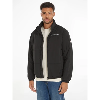 Abbildung von Tommy Jeans Essential Quilted Jacket Winterjacke, Herren, Größe: 48, Black