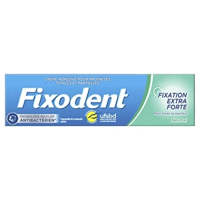 Abbildung von Fixodent Haftcreme für Zahnprothese Neutral extra starke Fixierung 47g
