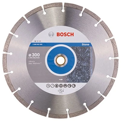 Abbildung von Bosch Professional 1x Diamanttrennscheibe Standard for Stone (für Stein, Granit, Beton, Ø 300 x 20/25,40 3,1 10 mm, Zubehör für Tisch &amp; Benzinsägen)
