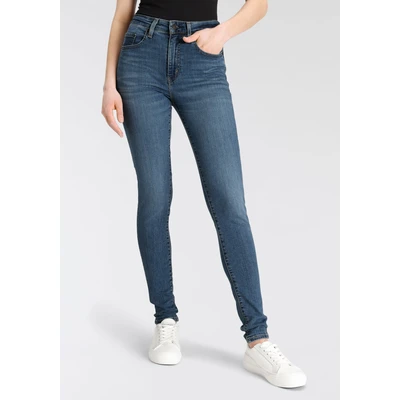 Abbildung von Levi&#039;s 721 HIGH RISE Skinny Jeans Fit, Damen, Größe: 25x32, Blue wave mid med indigo