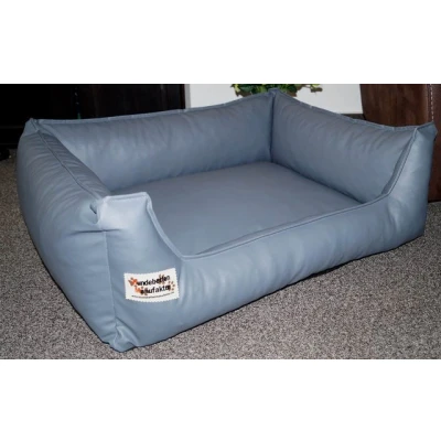 Abbildung von Hundebettenmanufaktur Hundekorb Hundesofa Schlafplatz Kunstleder Similpelle von XS bis XXL