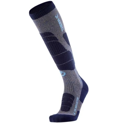 Abbildung von Therm ic Herren Chaussettes Ski Merino Reflector Men Skisocken, blau/grau, FR : M (Taille Fabricant M(39 41))